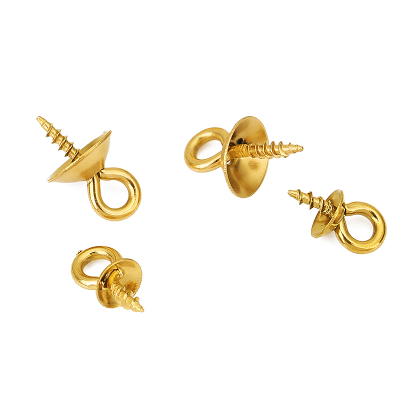 20pcs Stainless Steel Pearl Pe - Jewelry Making Eye Pins review and price