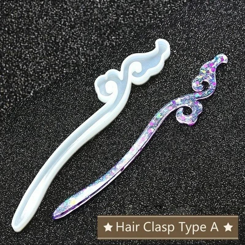 New Transparent Hairpin Silico - Resin Mold Jewelry review and price