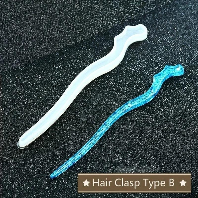 New Transparent Hairpin Silico - Resin Mold Jewelry review and price