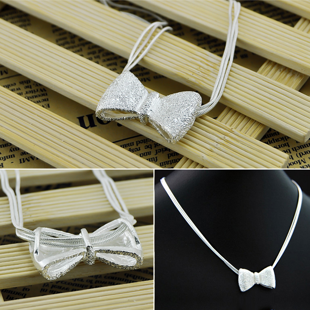 Sweet 925 Sterling Silver Bow  - Jewelry Making Singapore review and price