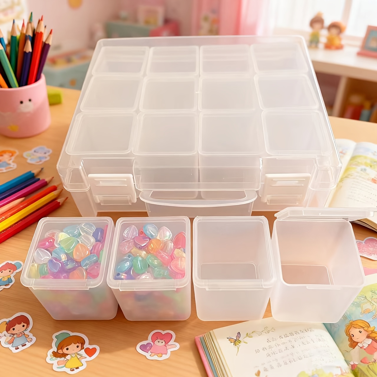12-Grid Large Capacity Plastic - Jewelry Making Organizer review and price