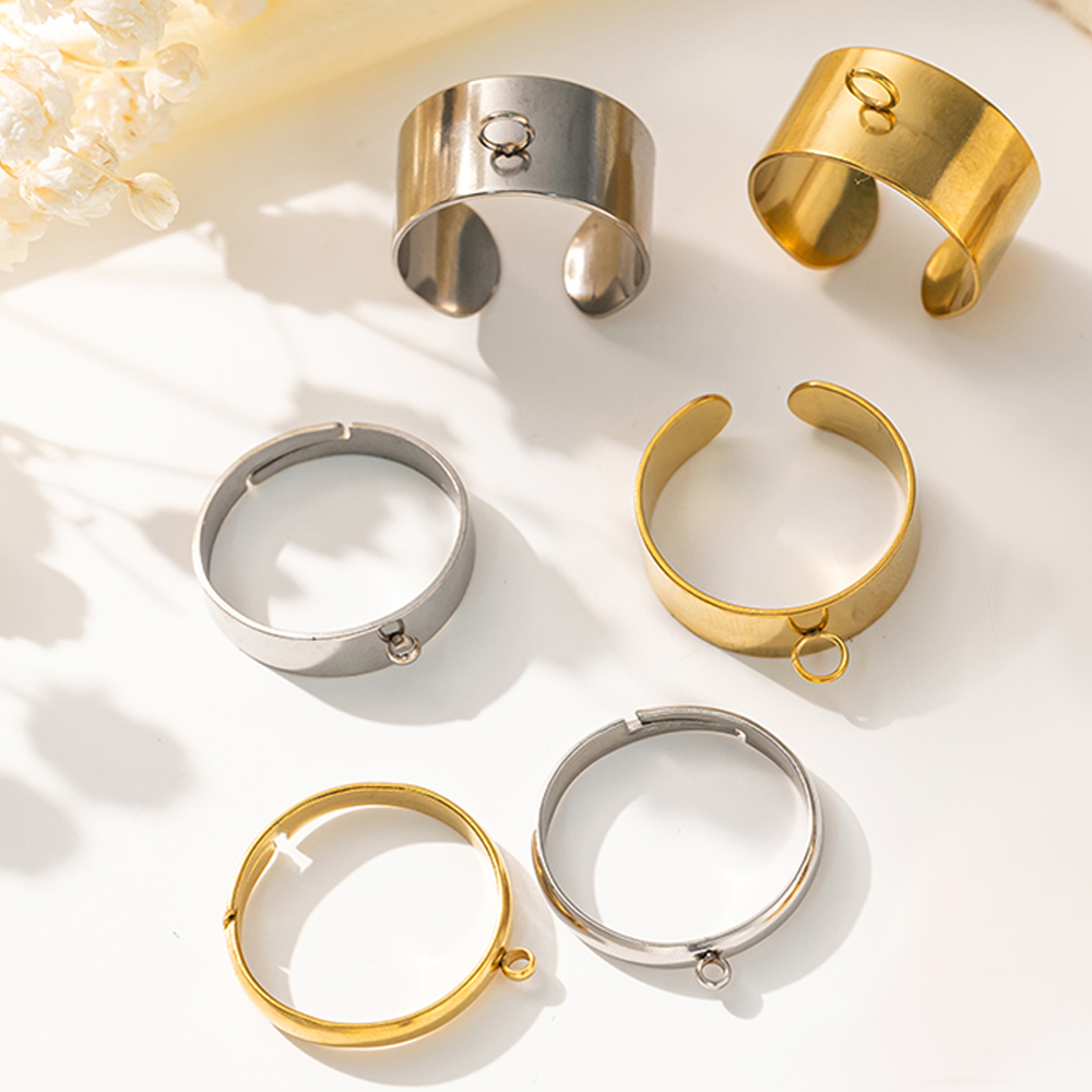 5pcs/Lot Stainless Steel Gold  - Jewelry Making Ring Tool review and price