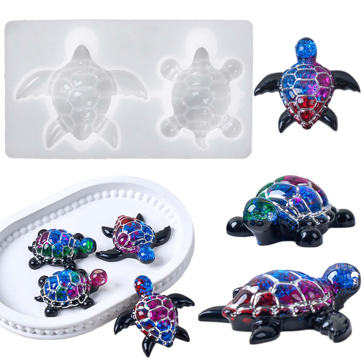 3D Sea Turtle Keychain Silicon - Resin Mold Jewelry review and price