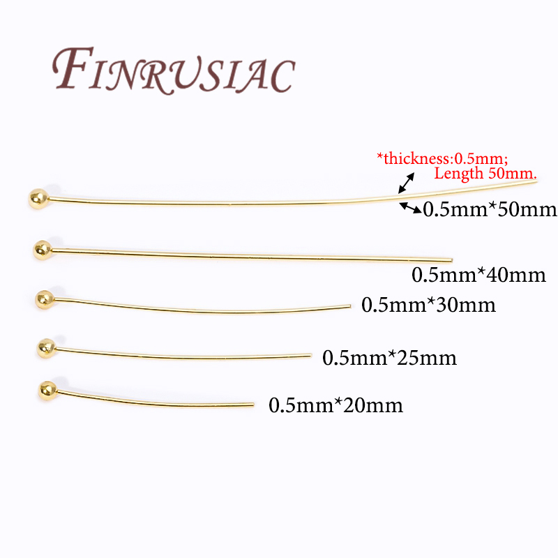 50Pcs 20-50mm Gold Plated Pins - Jewelry Making Eye Pins review and price