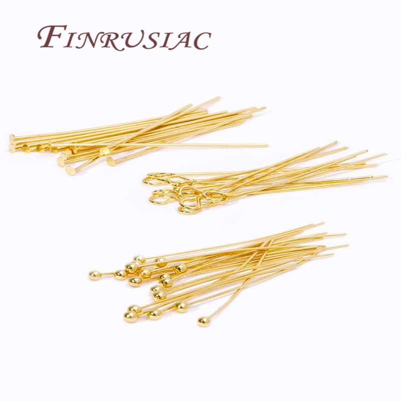 50Pcs 20-50mm Gold Plated Pins - Jewelry Making Eye Pins review and price