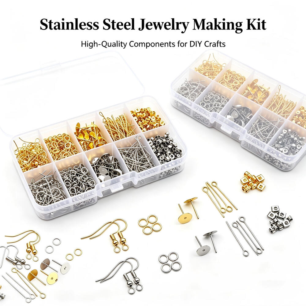 1 Set Box Ear Hook Single Loop - Jewelry Making Organizer review and price