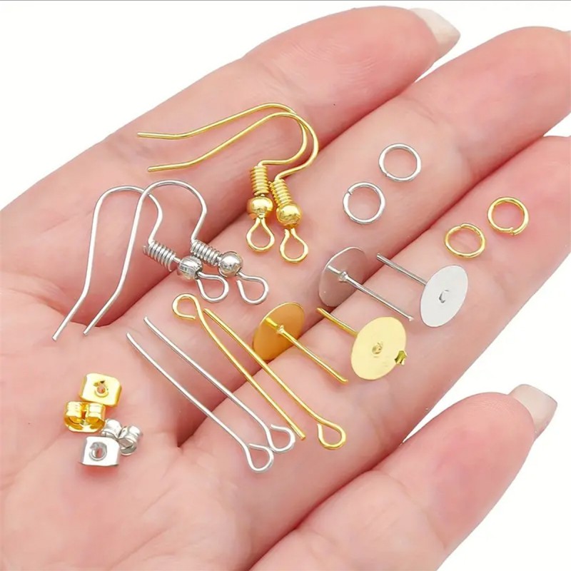1 Set Box Ear Hook Single Loop - Jewelry Making Organizer review and price