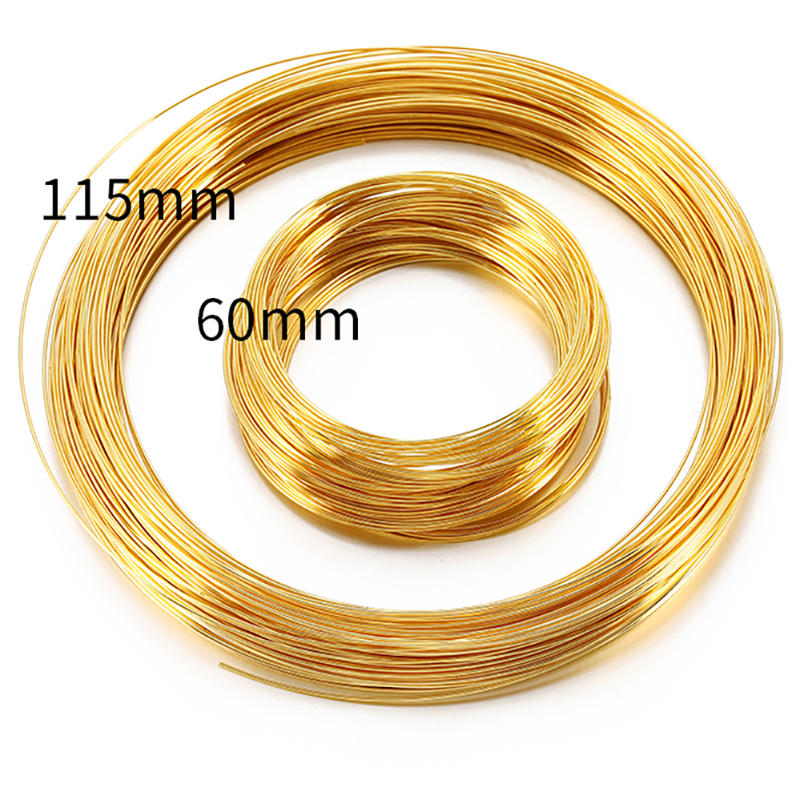 100 Loops Gold Steel Color Mem - Memory Wire Bracelet review and price
