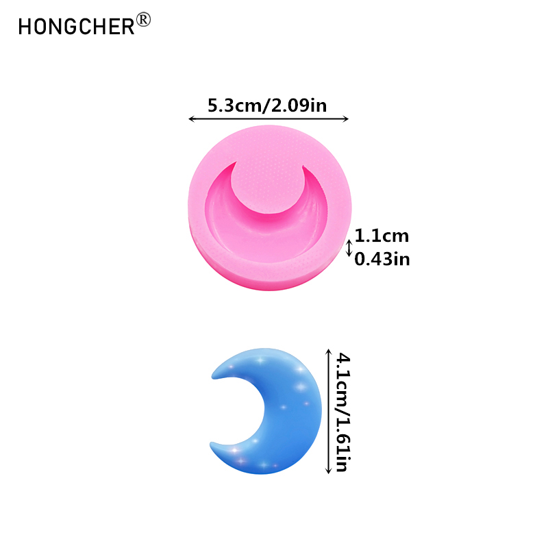 Crescent Shape Silicone Mold H - Resin Mold Jewelry review and price